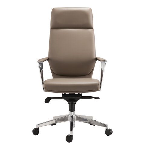 Кресло офисное BRABIX PREMIUM &quot;Resonance EX-755&quot;, мультиблок, алюминий, экокожа, бежевое, 532488