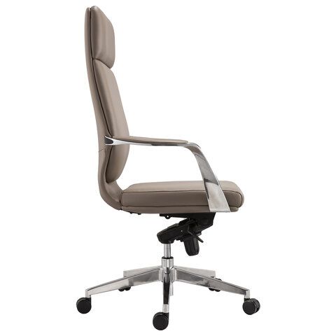 Кресло офисное BRABIX PREMIUM &quot;Resonance EX-755&quot;, мультиблок, алюминий, экокожа, бежевое, 532488