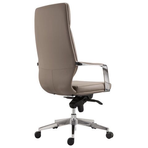 Кресло офисное BRABIX PREMIUM &quot;Resonance EX-755&quot;, мультиблок, алюминий, экокожа, бежевое, 532488