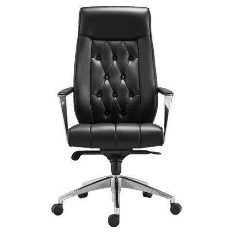 Кресло офисное BRABIX PREMIUM &quot;Sonata EX-754&quot;, мультиблок, алюминий, экокожа, черное, 532491