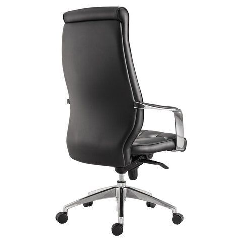 Кресло офисное BRABIX PREMIUM &quot;Sonata EX-754&quot;, мультиблок, алюминий, экокожа, черное, 532491