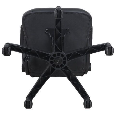 Кресло компьютерное BRABIX &quot;Skill GM-005&quot;, откидные подлокотники, экокожа, черное/красное, 532496