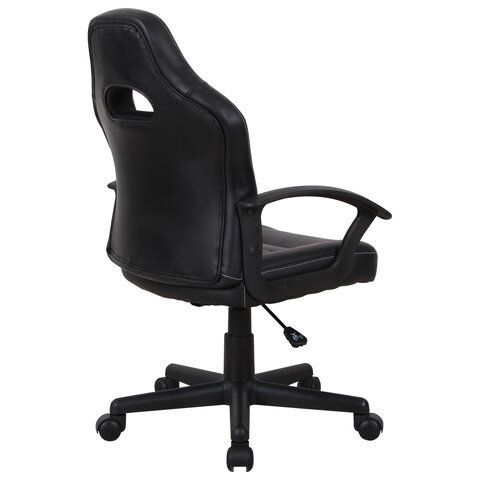 Кресло компьютерное BRABIX &quot;Spark GM-201&quot;, экокожа, черное/красное, 532503