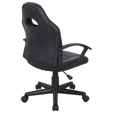 Кресло компьютерное BRABIX &quot;Spark GM-201&quot;, экокожа, черное/серое, 532504