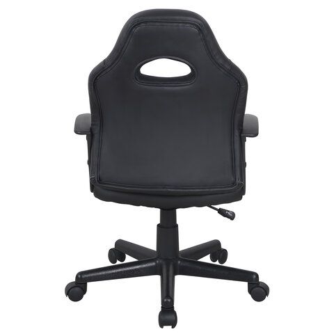 Кресло компьютерное BRABIX &quot;Spark GM-201&quot;, экокожа, черное/голубое, 532505