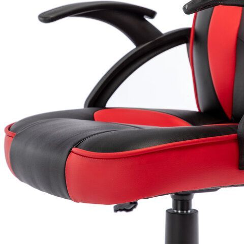 Кресло компьютерное BRABIX &quot;Shark GM-203&quot;, экокожа, черное/красное, 532512
