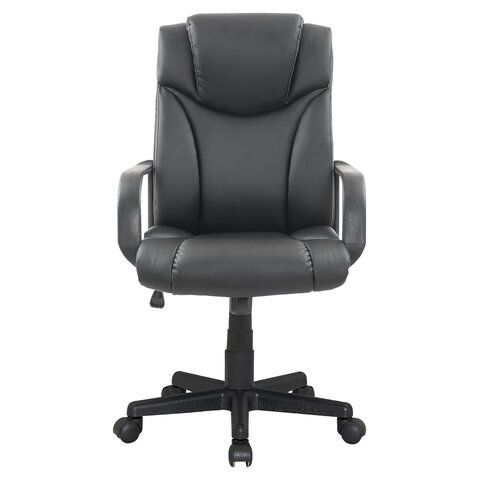 Кресло офисное BRABIX &quot;Relax MS-001&quot;, 4 массажных модуля, экокожа, черное, 532519