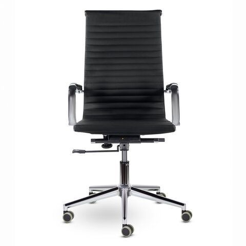 Кресло офисное BRABIX PREMIUM &quot;Intense EX-531&quot;, экокожа, хром, черное, 532540