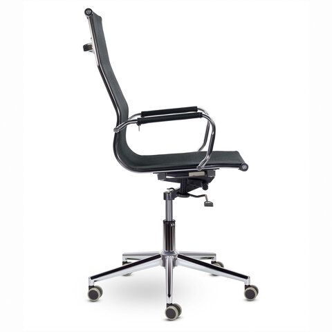 Кресло офисное BRABIX PREMIUM &quot;Net EX-533&quot;, хром, сетка, черное, 532546