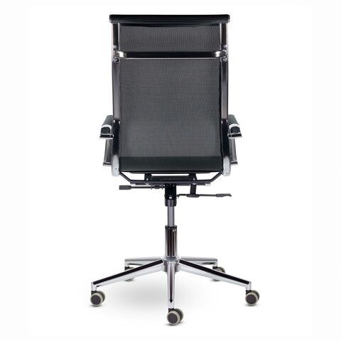 Кресло офисное BRABIX PREMIUM &quot;Net EX-533&quot;, хром, сетка, черное, 532546