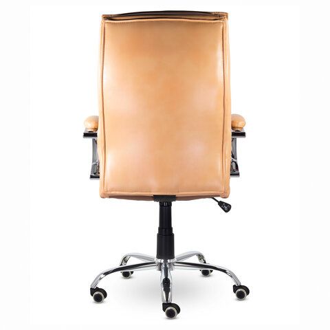 Кресло офисное BRABIX PREMIUM &quot;Cuba EX-542&quot;, экокожа, бежевое, 532551
