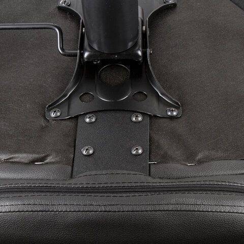 Кресло BRABIX &quot;Top MG-333&quot;, с подлокотниками, кожзам, черное, 532553