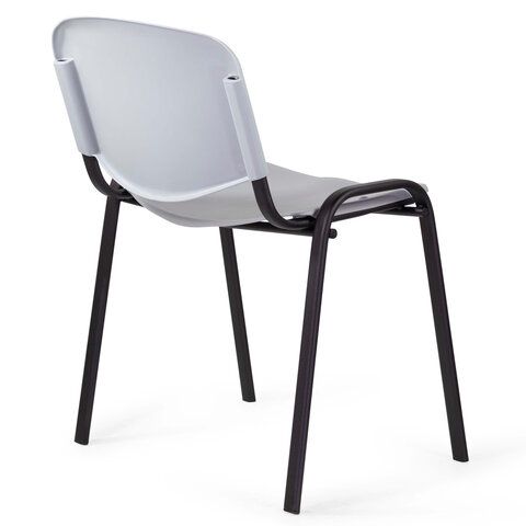 Стул STAFF &quot;Iso Plast CF-009&quot;, черный каркас, пластик серый, 532570