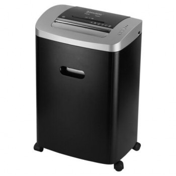 Уничтожитель (шредер) BRAUBERG JP822M, CD, 5 уровень секретности, 2х12 мм, 8 листов, корзина 22 литра, 532591