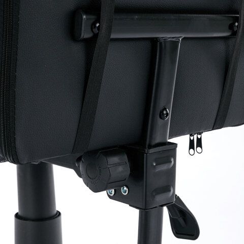 Кресло компьютерное BRABIX &quot;Dexter GM-135&quot;, подножка, две подушки, экокожа, черное, 532800