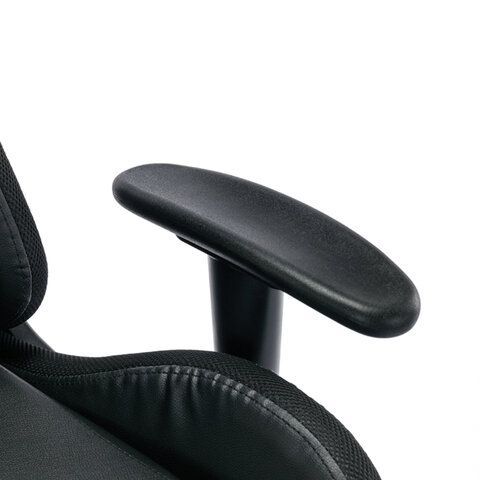Кресло компьютерное BRABIX &quot;Lumen GM-150 RGB&quot;, подсветка, две подушки, экокожа, черное, 532801