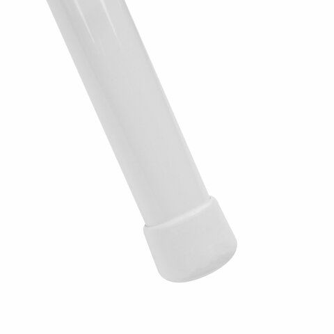 Стул складной BRABIX &quot;Golf Plus CF-003 КОМФОРТ&quot;, белый каркас, кожзам белый, 532888