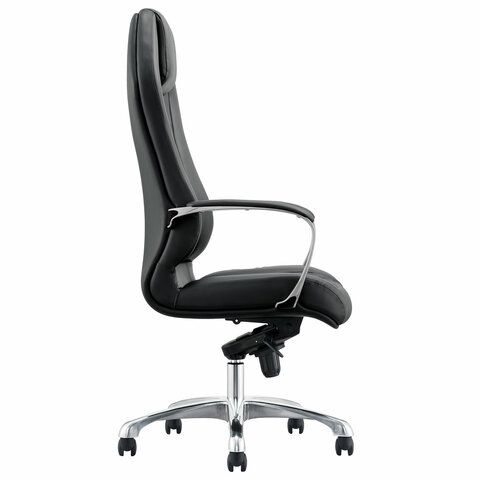Кресло BRABIX PREMIUM Aurus EX-705, мультиблок, алюминий, экокожа, черное, 532928