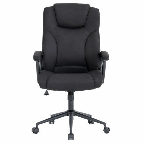 Кресло BRABIX PREMIUM &quot;Adagio EX-551&quot;, ткань, пятилучие металл, черное, 532938