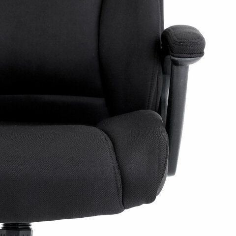 Кресло BRABIX PREMIUM &quot;Adagio EX-551&quot;, ткань, пятилучие металл, черное, 532938