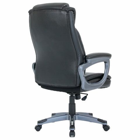 Кресло BRABIX PREMIUM &quot;Gladiator EX-552&quot;, натуральная кожа, черное, 532939