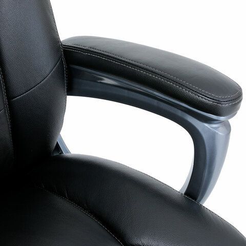 Кресло BRABIX PREMIUM &quot;Gladiator EX-552&quot;, натуральная кожа, черное, 532939