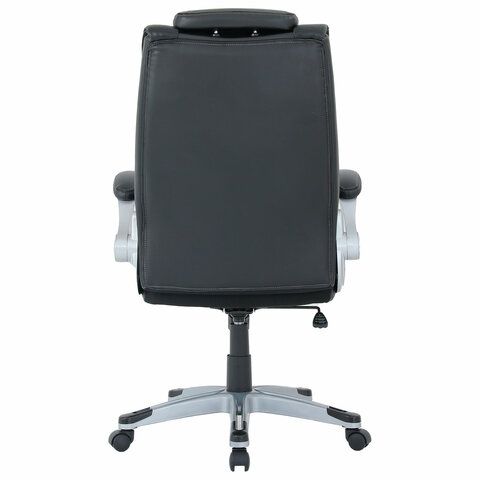 Кресло BRABIX PREMIUM &quot;Phantom EX-553&quot;, рециклированная кожа, регулируемый подголовник, черное, 532940