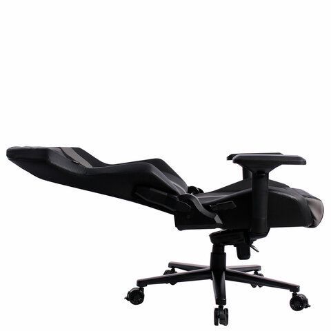 Кресло BRABIX PREMIUM &quot;Core GM-160&quot;, мультиблок, 4D подлокотники, литой поролон, черное/серое, 532952
