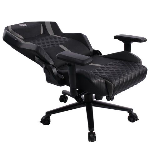 Кресло BRABIX PREMIUM &quot;Core GM-160&quot;, мультиблок, 4D подлокотники, литой поролон, черное/серое, 532952