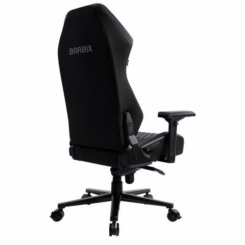 Кресло BRABIX PREMIUM &quot;Core GM-160&quot;, мультиблок, 4D подлокотники, литой поролон, черное/серое, 532952