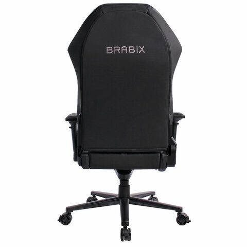 Кресло BRABIX PREMIUM &quot;Core GM-160&quot;, мультиблок, 4D подлокотники, литой поролон, черное/серое, 532952
