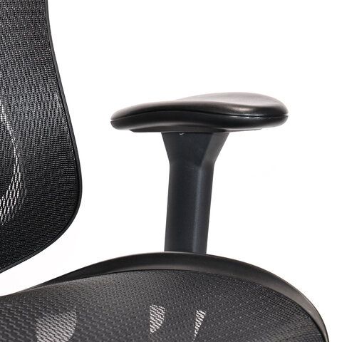 Кресло BRABIX PREMIUM &quot;Axion ER-701&quot;, синхромеханизм, регулируемые подголовник и спинка, сетка, черное, 532965