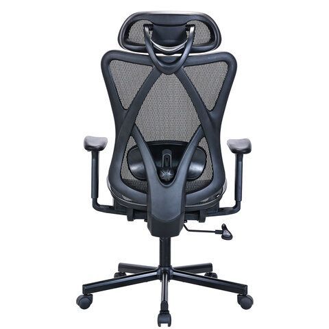 Кресло BRABIX PREMIUM &quot;Axion ER-701&quot;, синхромеханизм, регулируемые подголовник и спинка, сетка, черное, 532965