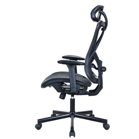 Кресло BRABIX PREMIUM &quot;Axion ER-701&quot;, синхромеханизм, регулируемые подголовник и спинка, сетка, черное, 532965