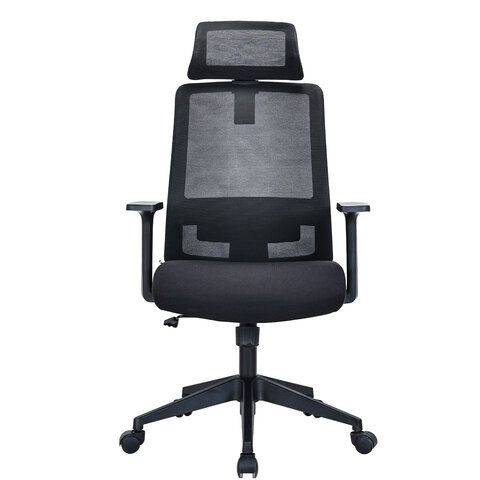 Кресло BRABIX PREMIUM &quot;Agent ER-404&quot;, поясничная поддержка, регулируемый подголовник, ткань/сетка, черное, 532970