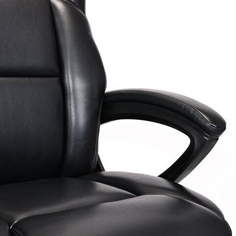 Кресло BRABIX PREMIUM &quot;Oslo EX-549&quot;, рециклированная кожа, разборное пятилучие, черное, 532978