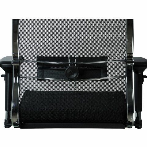 Кресло офисное МЕТТА &quot;SAMURAI&quot; S-3.05, с подголовником, сверхпрочная ткань-сетка, черное