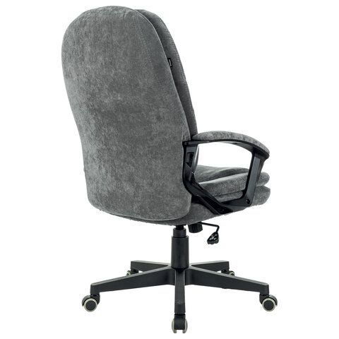 Кресло офисное BRABIX PREMIUM &quot;Trend EX-568&quot;, велюр, серое, 533013