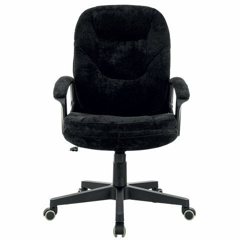 Кресло офисное BRABIX PREMIUM &quot;Trend EX-568&quot;, велюр, черное, 533014