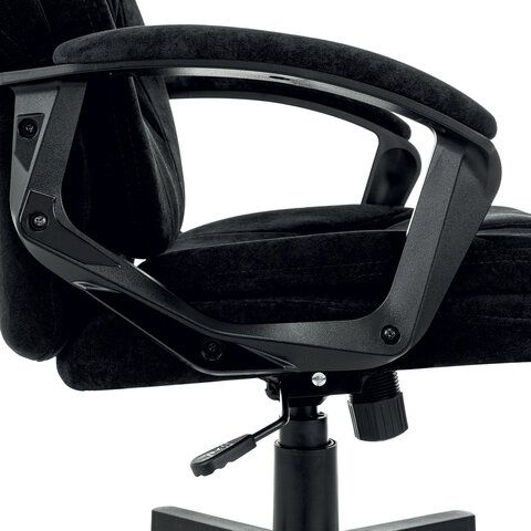 Кресло офисное BRABIX PREMIUM &quot;Trend EX-568&quot;, велюр, черное, 533014