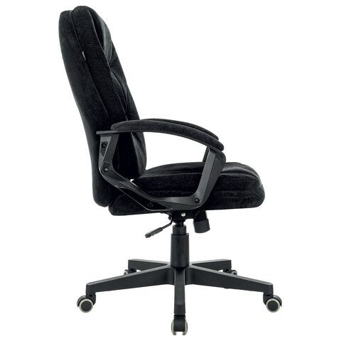 Кресло офисное BRABIX PREMIUM &quot;Trend EX-568&quot;, велюр, черное, 533014