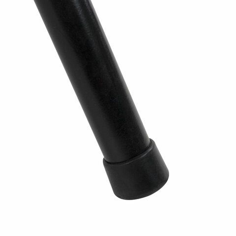 Стулья складные BRABIX &quot;Golf CF-007&quot;, КОМПЛЕКТ 2шт., черный каркас, кожзам черный, 533029