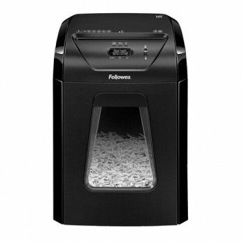 Уничтожитель (шредер) FELLOWES POWERSHRED 12C, 4 уровень секретности, фрагменты 4х40мм, 12лст., 18л, FS-71201