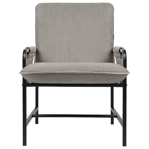 Кресло BRABIX "Gentle LC-300", ЛОФТ, пружинный блок, ткань велсофт (плюш), серое, 533142