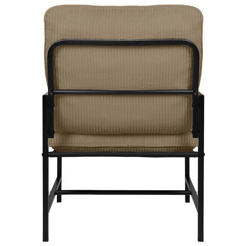 Кресло BRABIX "Gentle LC-300", ЛОФТ, пружинный блок, ткань велсофт (плюш), мокко, 533143