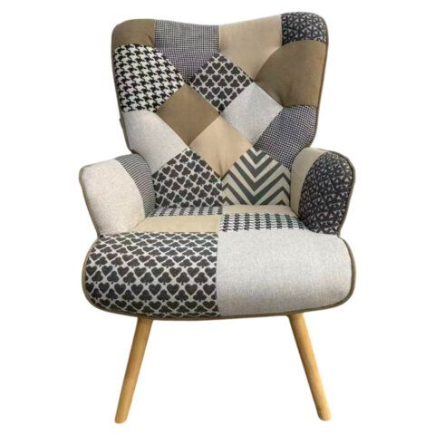 Кресло BRABIX Soft LC-305, ткань, пэчворк (лоскутное), 533148