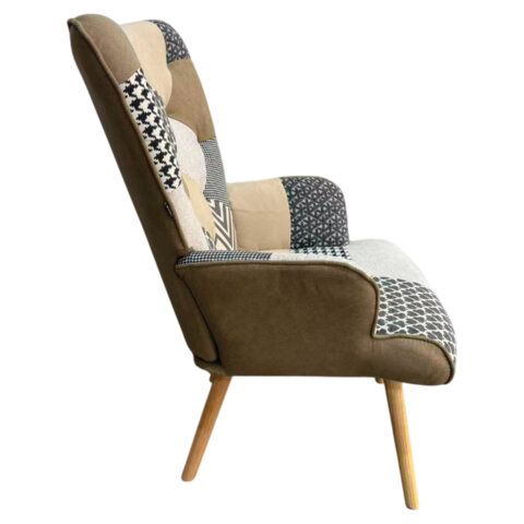 Кресло BRABIX Soft LC-305, ткань, пэчворк (лоскутное), 533148