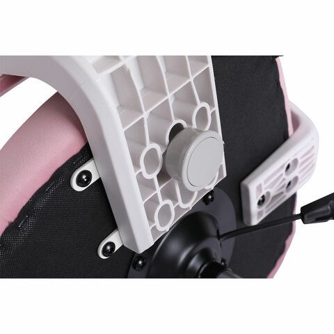 Кресло детское с подставкой для ног BRABIX &quot;Sky MG-206&quot;, велюр, розовое, 533154