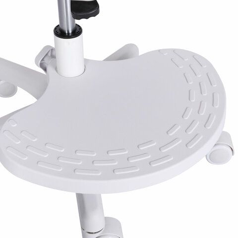 Кресло детское с подставкой для ног BRABIX &quot;Sky MG-206&quot;, велюр, голубое, 533155