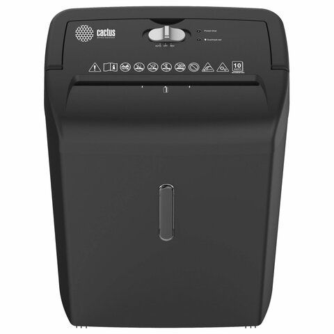 Уничтожитель (шредер) CACTUS CS-SH-10-21-5X18, 4 уровень секретности, фрагменты 5х18мм, 10лст., 21л, 1928117
